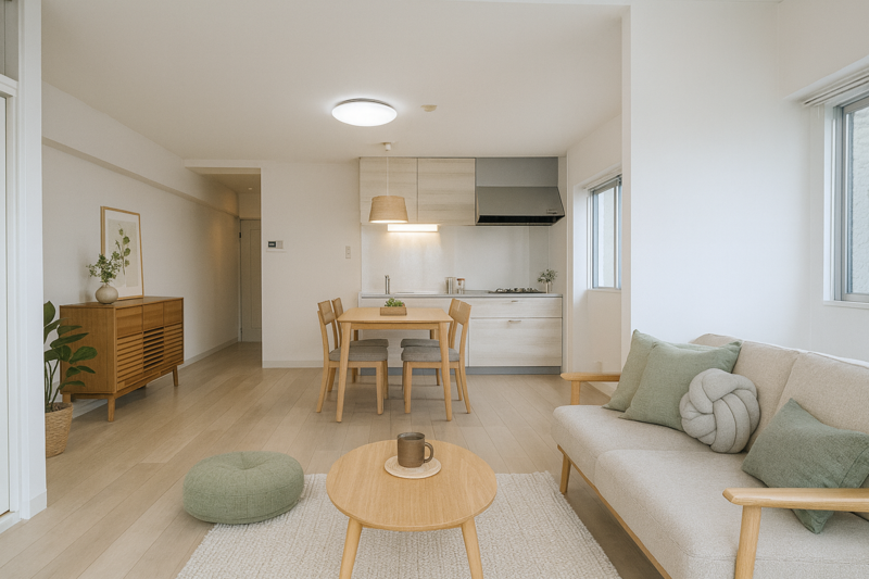 光あふれるリビングで、毎日ゆったり過ごす暮らし