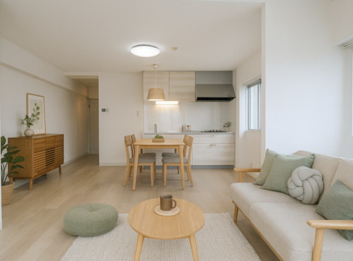 光あふれるリビングで、毎日ゆったり過ごす暮らし